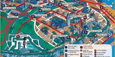 Quebec hấp dẫn, bản đồ